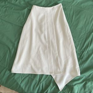The Limited white skirt